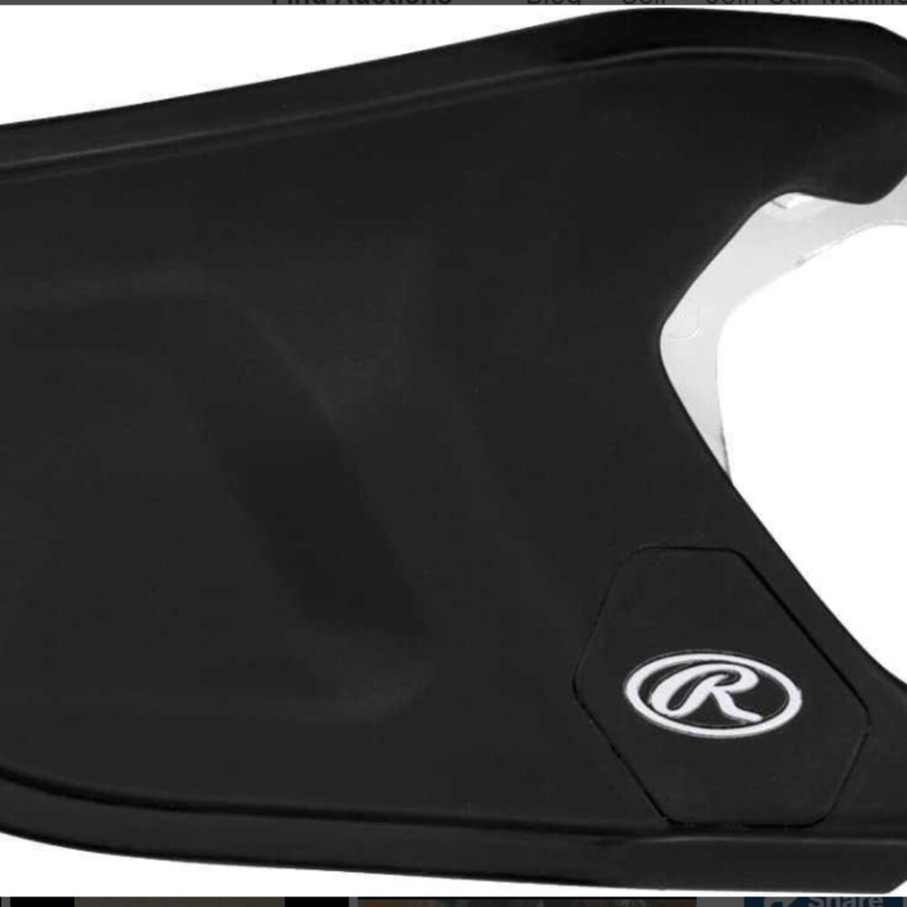 Black Rawlings Baseball face guard